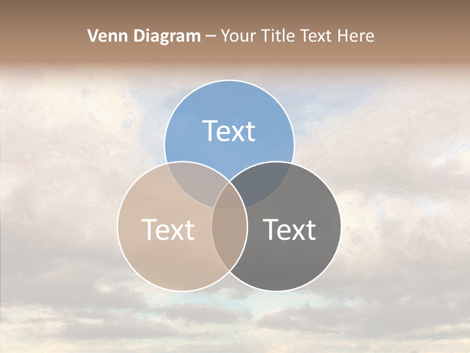 Impressionism Cloudscape Weather PowerPoint Template