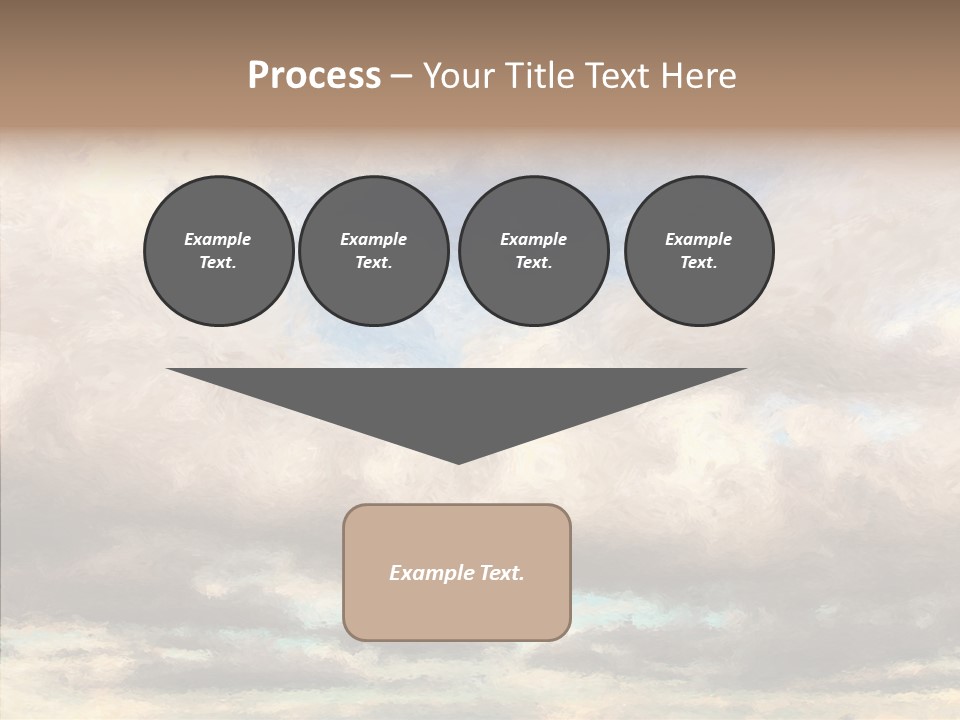 Impressionism Cloudscape Weather PowerPoint Template