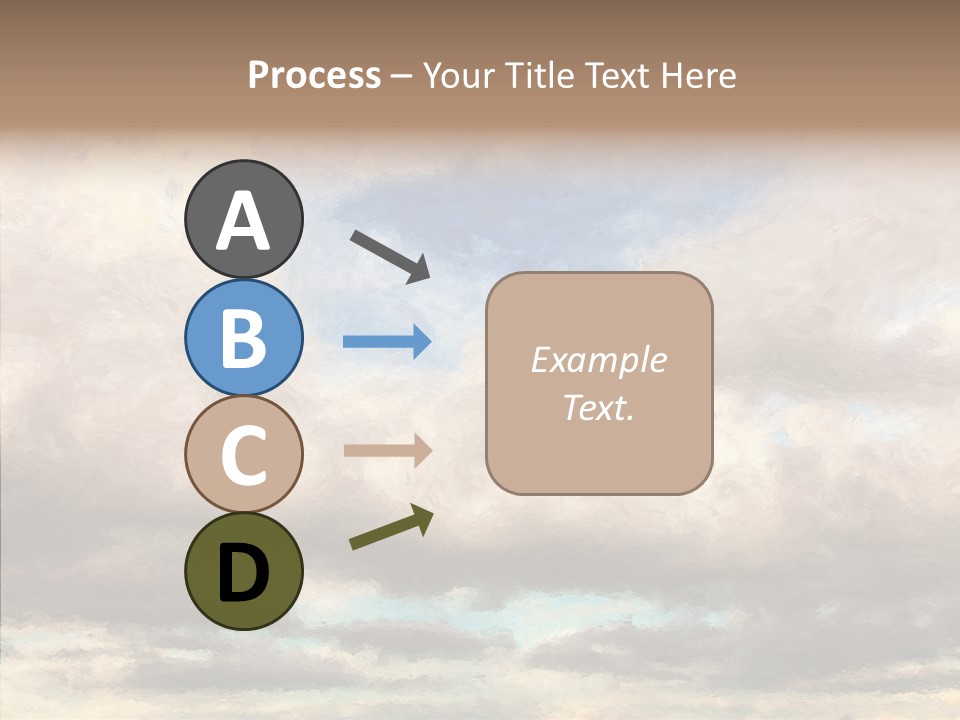 Impressionism Cloudscape Weather PowerPoint Template
