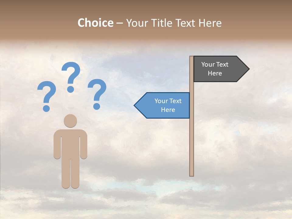 Impressionism Cloudscape Weather PowerPoint Template