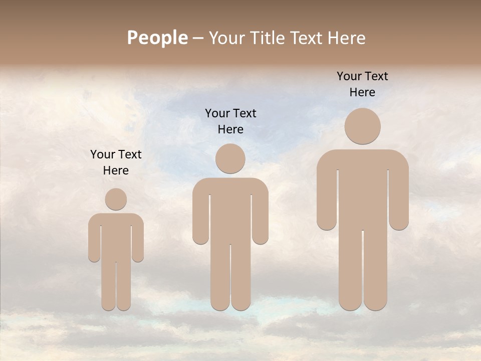 Impressionism Cloudscape Weather PowerPoint Template