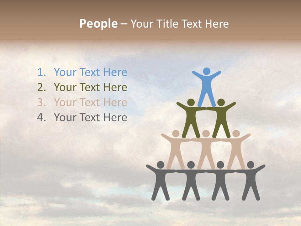 Impressionism Cloudscape Weather PowerPoint Template