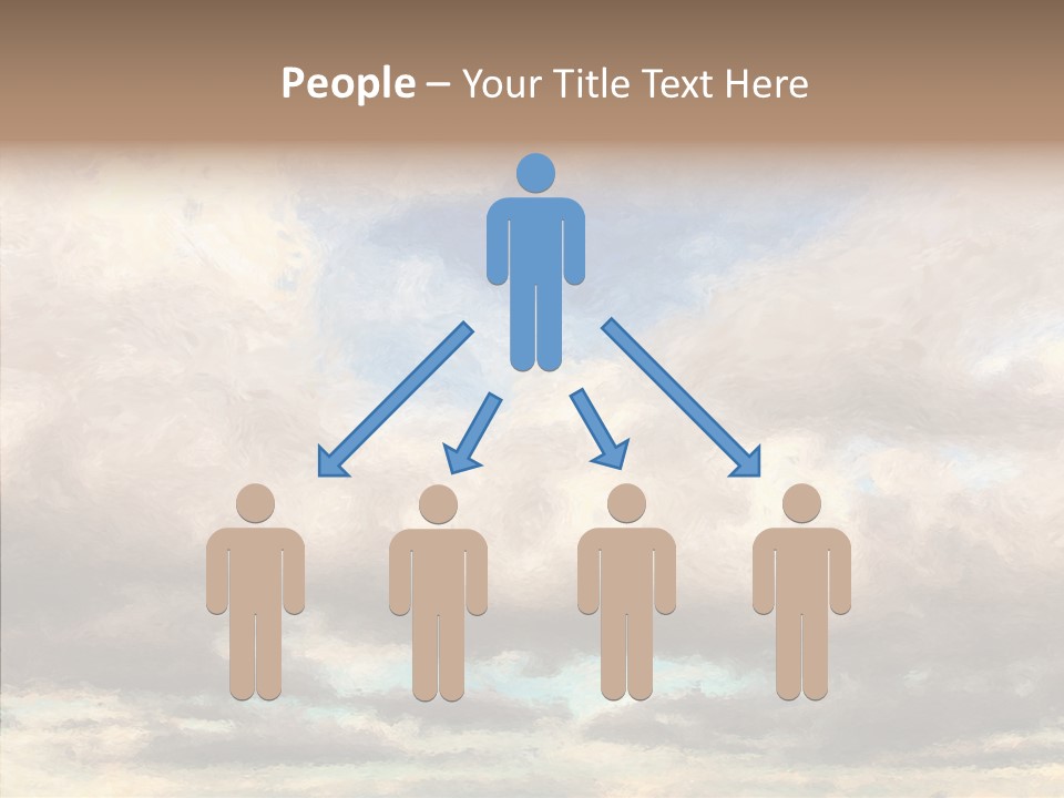 Impressionism Cloudscape Weather PowerPoint Template