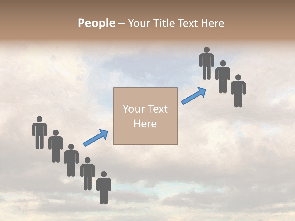 Impressionism Cloudscape Weather PowerPoint Template