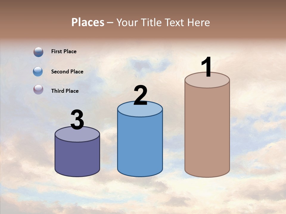 Sky Impressionism Cloudscape PowerPoint Template