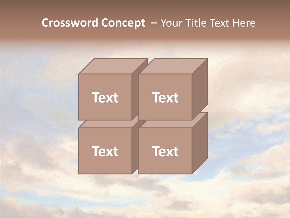 Sky Impressionism Cloudscape PowerPoint Template