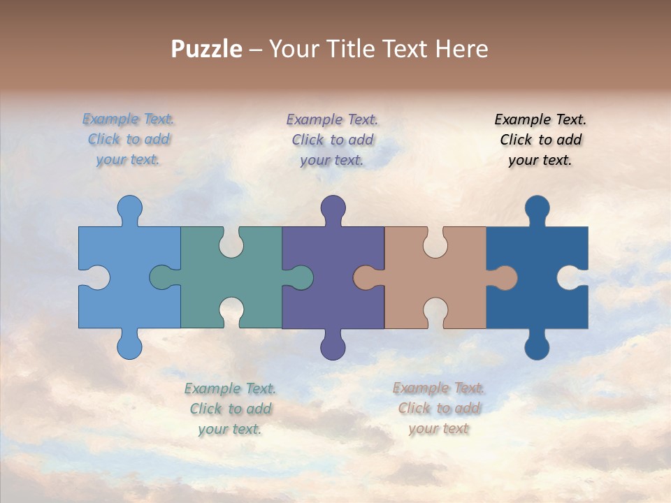 Sky Impressionism Cloudscape PowerPoint Template