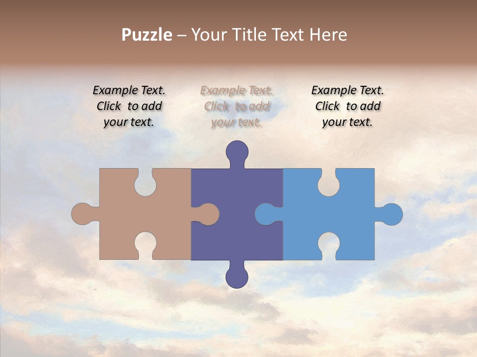 Sky Impressionism Cloudscape PowerPoint Template