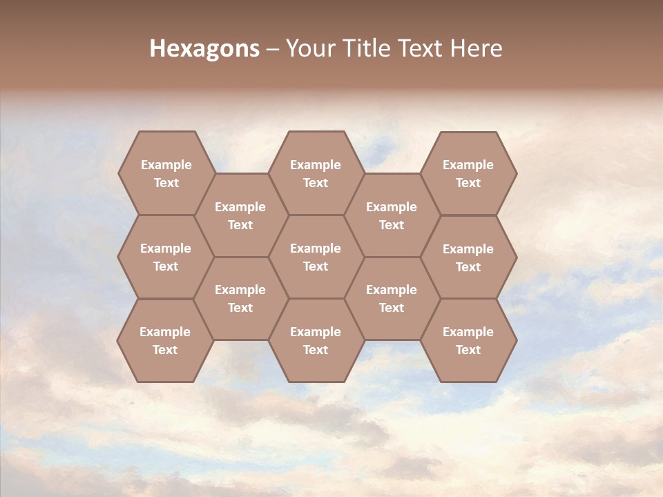 Sky Impressionism Cloudscape PowerPoint Template