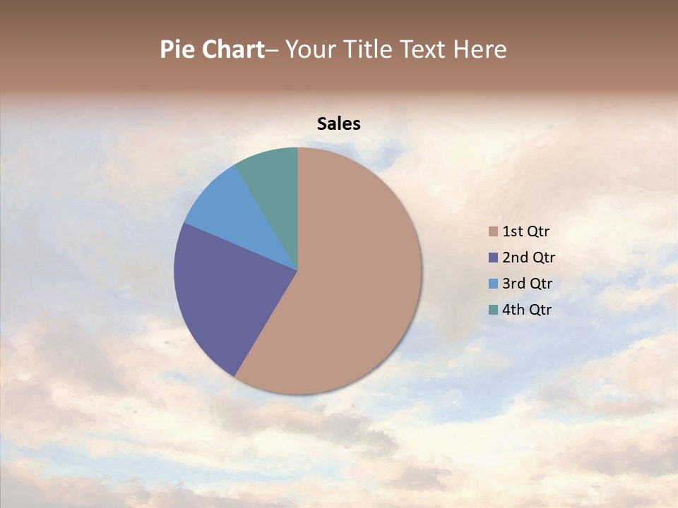 Sky Impressionism Cloudscape PowerPoint Template