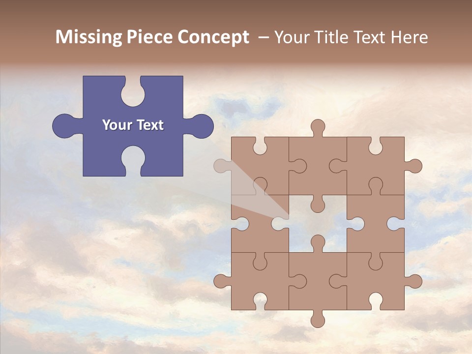 Sky Impressionism Cloudscape PowerPoint Template