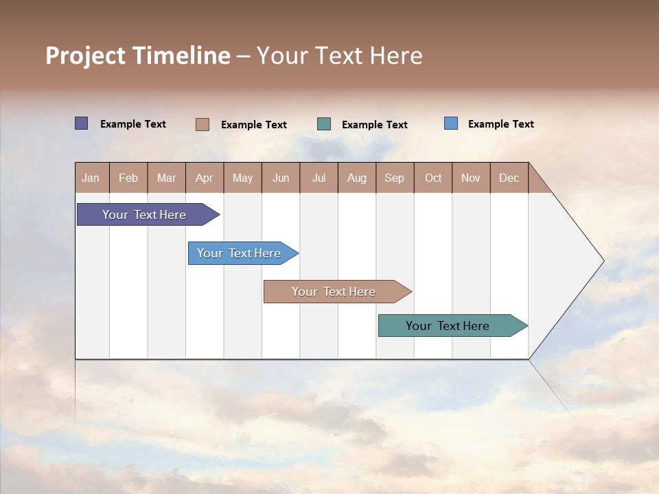 Sky Impressionism Cloudscape PowerPoint Template