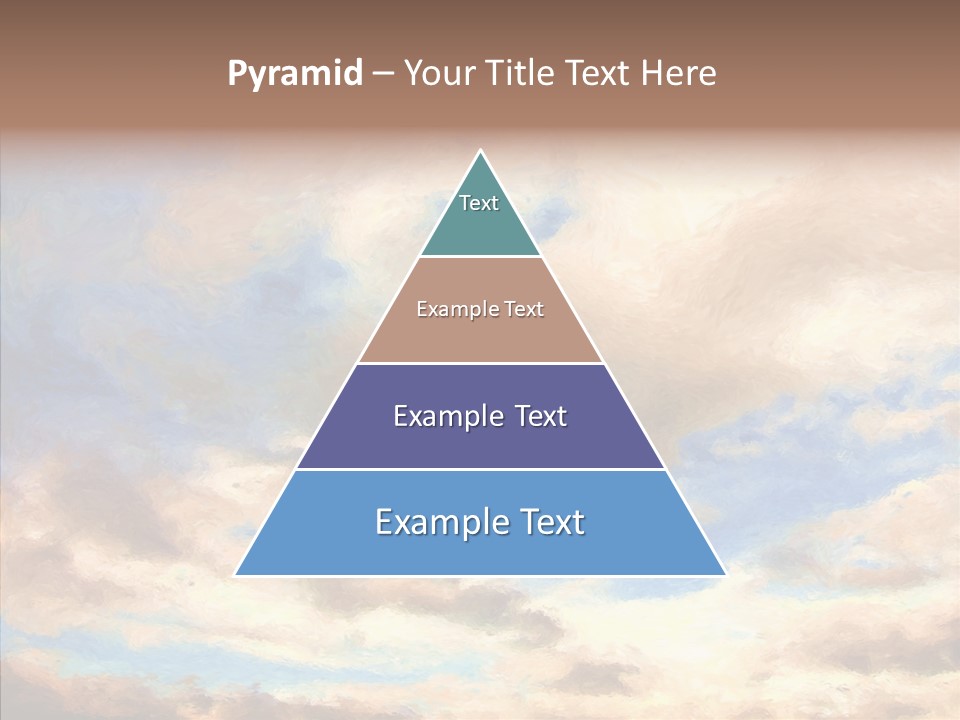 Sky Impressionism Cloudscape PowerPoint Template