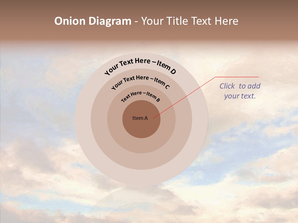 Sky Impressionism Cloudscape PowerPoint Template