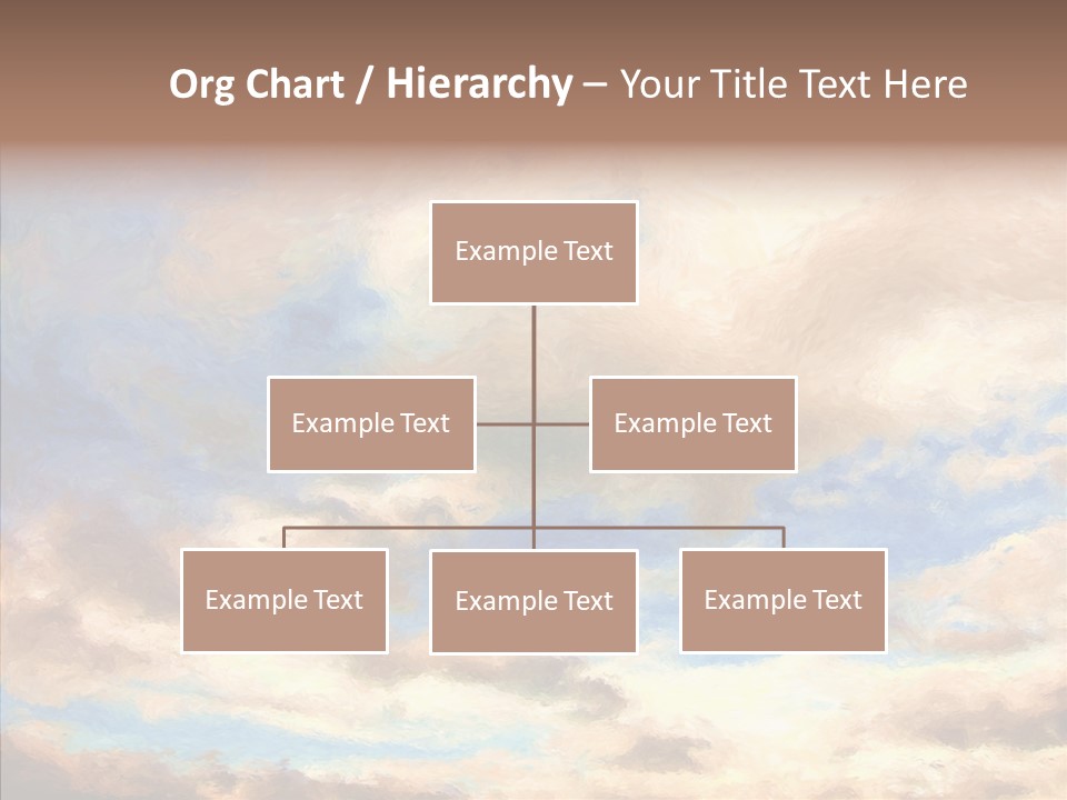 Sky Impressionism Cloudscape PowerPoint Template