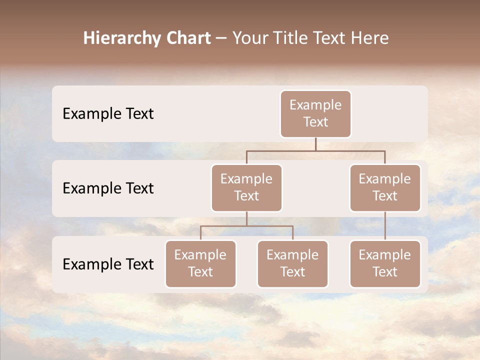 Sky Impressionism Cloudscape PowerPoint Template
