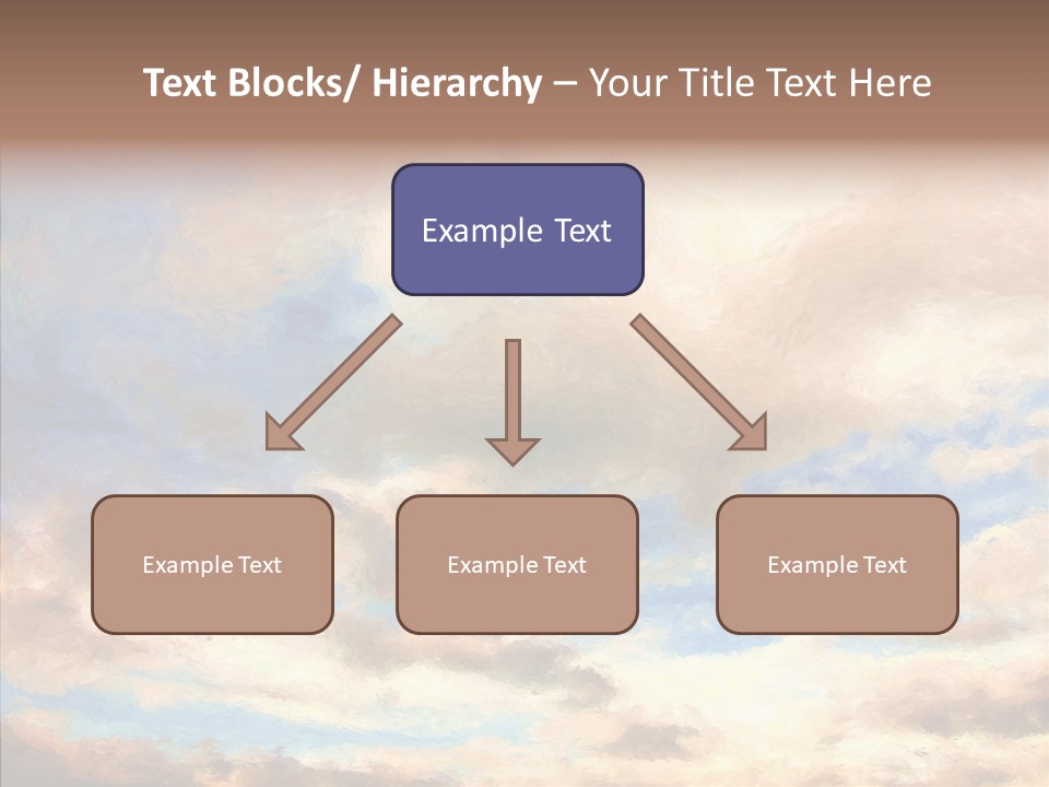 Sky Impressionism Cloudscape PowerPoint Template