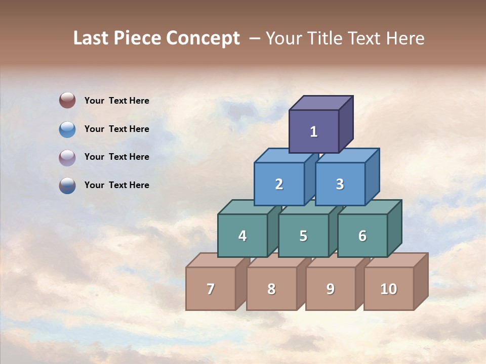 Sky Impressionism Cloudscape PowerPoint Template