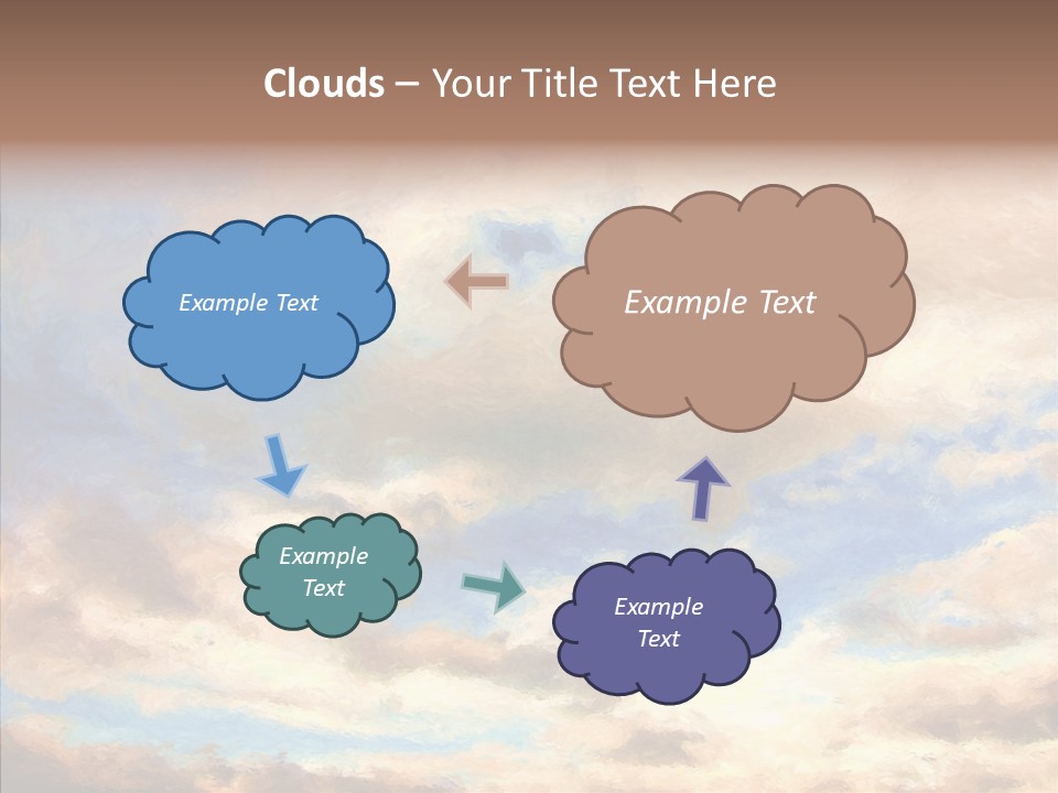 Sky Impressionism Cloudscape PowerPoint Template