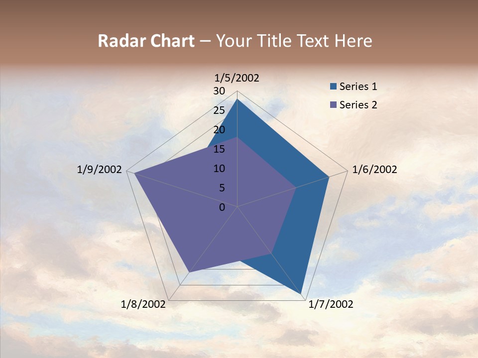 Sky Impressionism Cloudscape PowerPoint Template