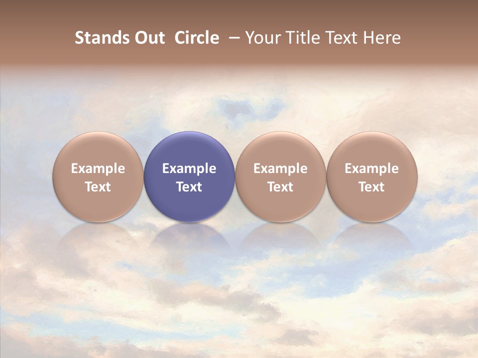 Sky Impressionism Cloudscape PowerPoint Template