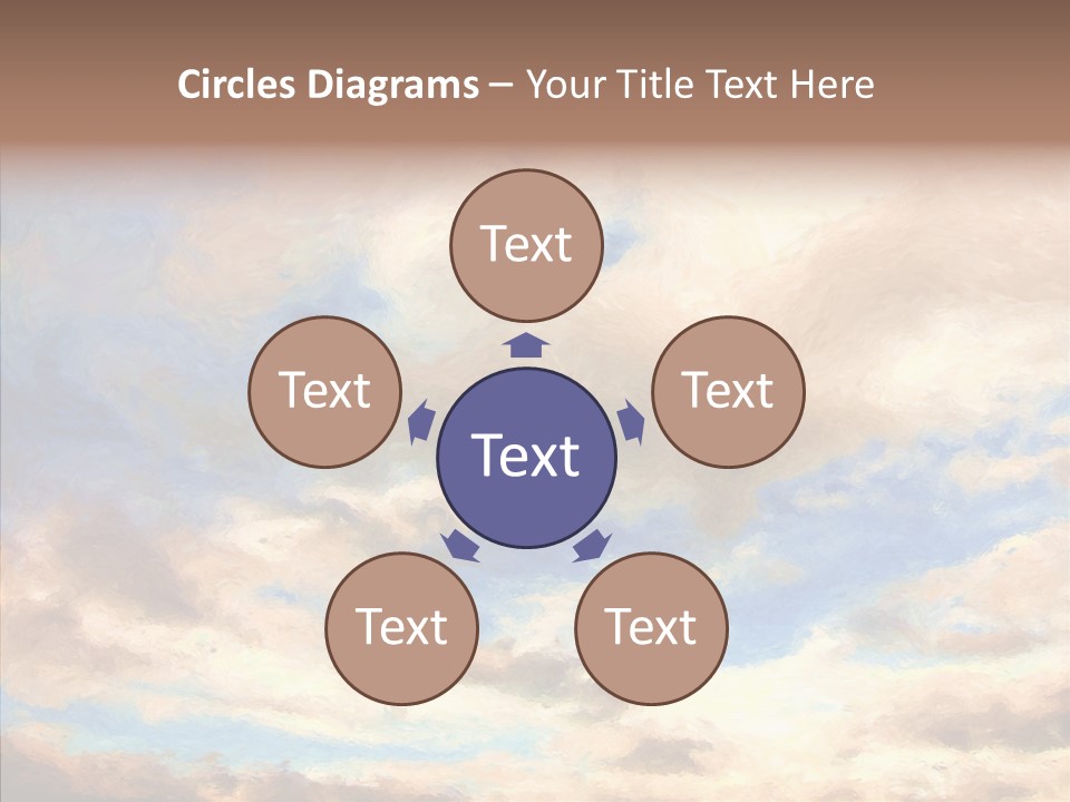 Sky Impressionism Cloudscape PowerPoint Template