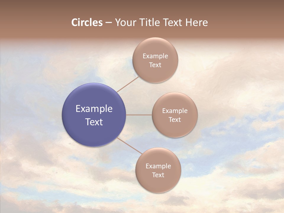 Sky Impressionism Cloudscape PowerPoint Template