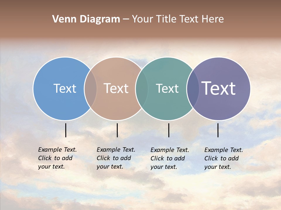 Sky Impressionism Cloudscape PowerPoint Template