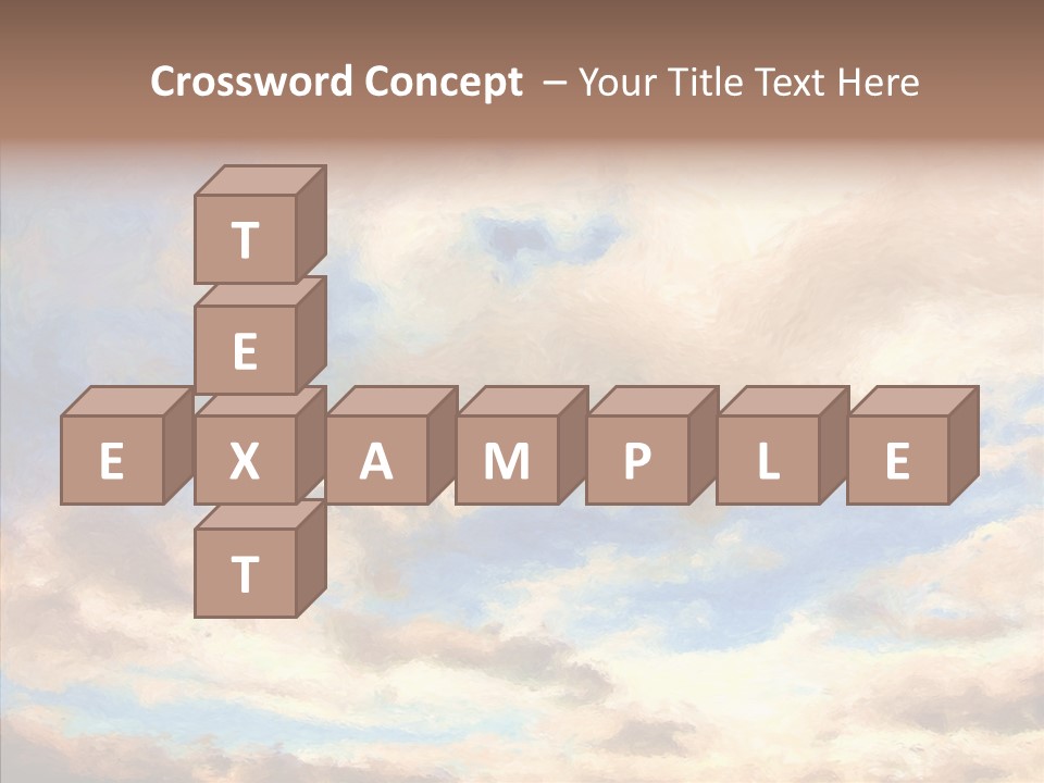 Sky Impressionism Cloudscape PowerPoint Template
