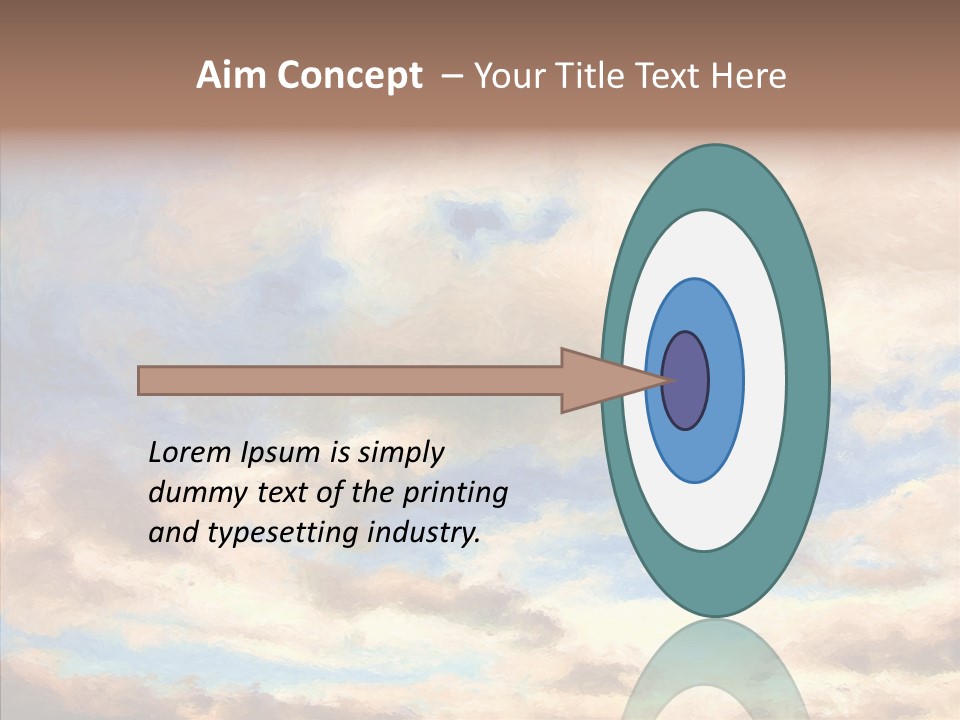 Sky Impressionism Cloudscape PowerPoint Template