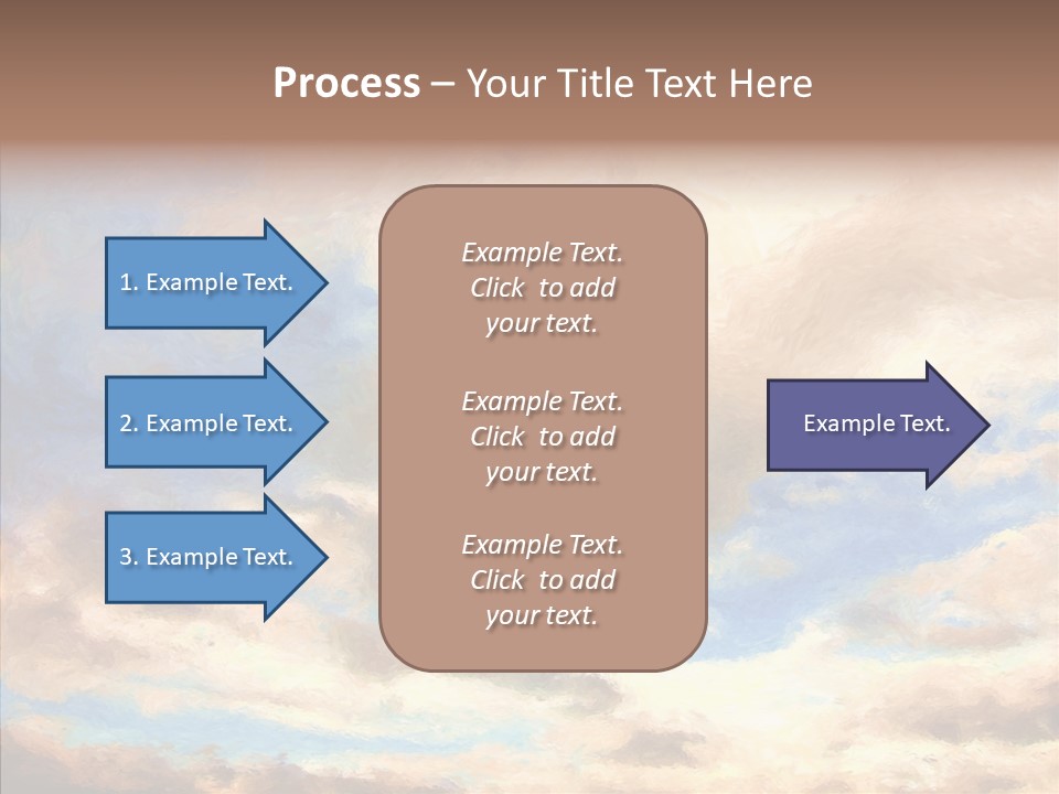 Sky Impressionism Cloudscape PowerPoint Template