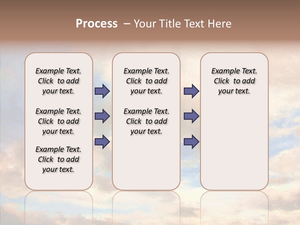 Sky Impressionism Cloudscape PowerPoint Template