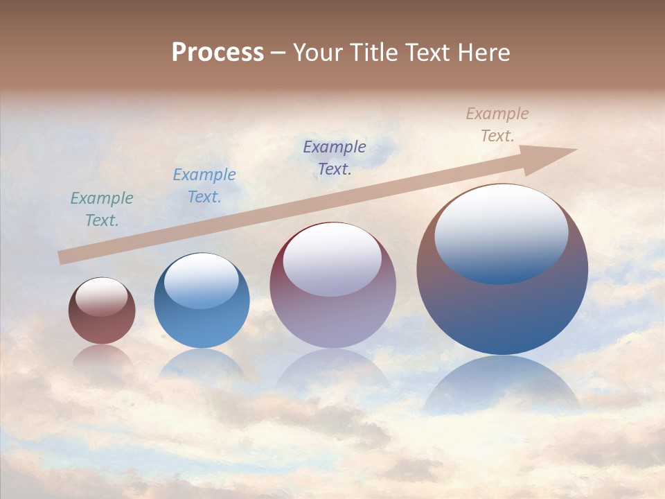 Sky Impressionism Cloudscape PowerPoint Template