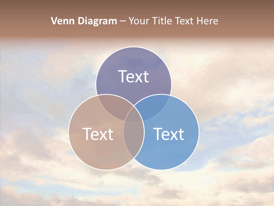 Sky Impressionism Cloudscape PowerPoint Template