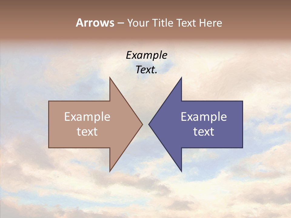 Sky Impressionism Cloudscape PowerPoint Template
