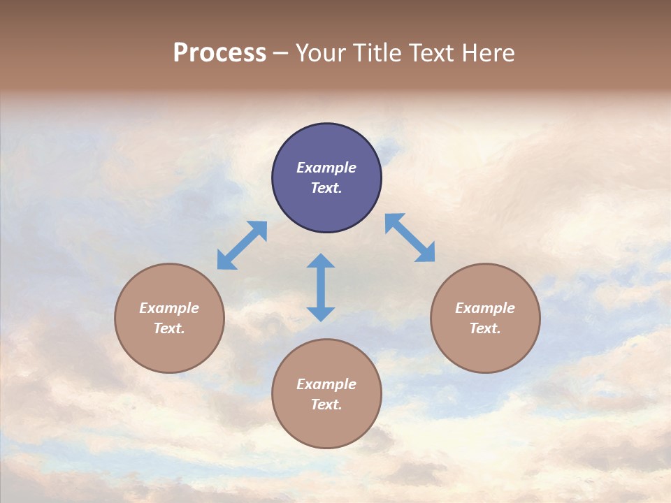 Sky Impressionism Cloudscape PowerPoint Template