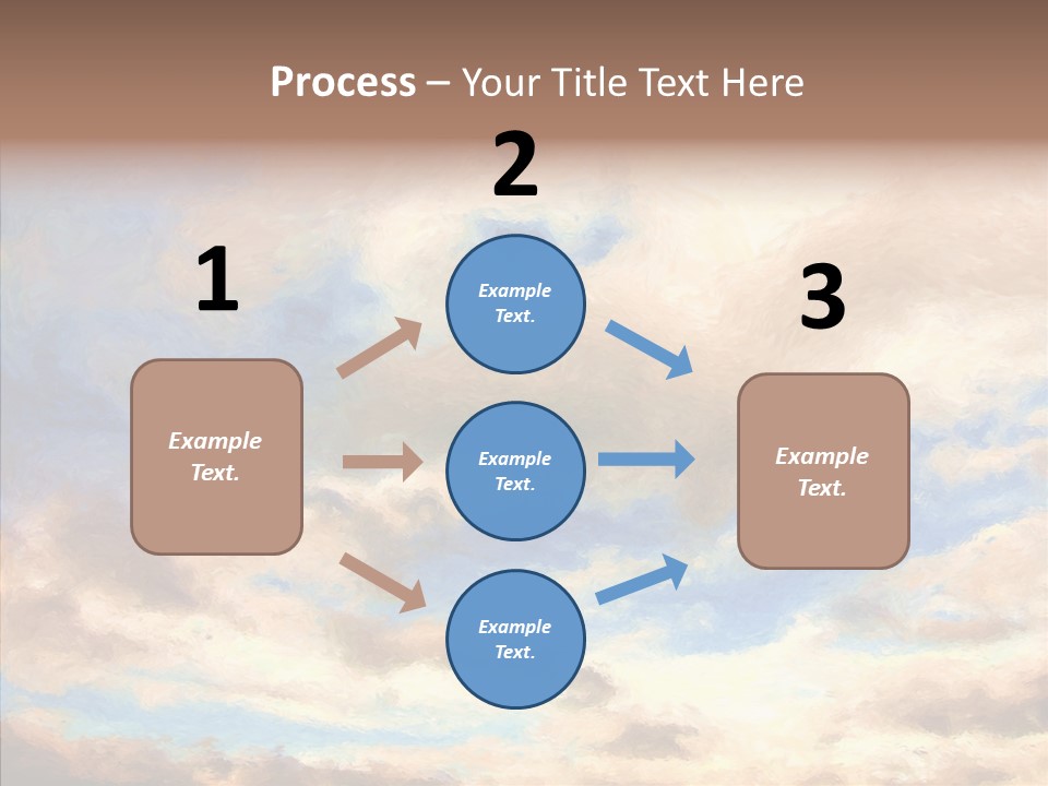 Sky Impressionism Cloudscape PowerPoint Template