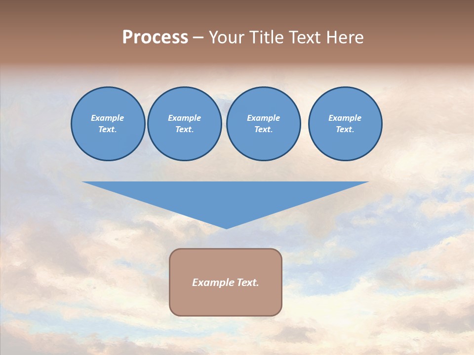 Sky Impressionism Cloudscape PowerPoint Template