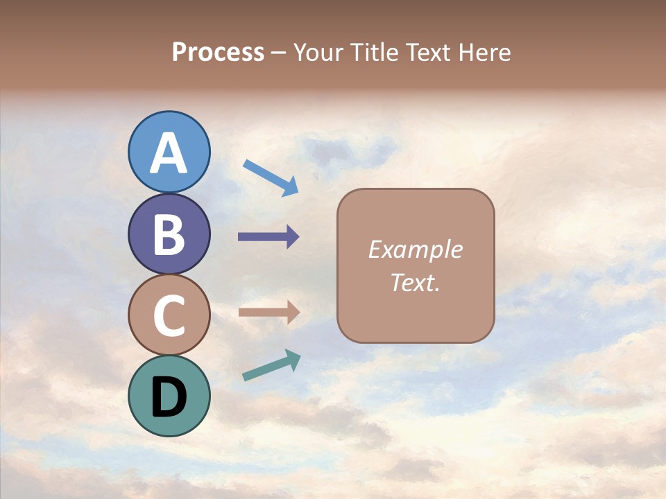 Sky Impressionism Cloudscape PowerPoint Template
