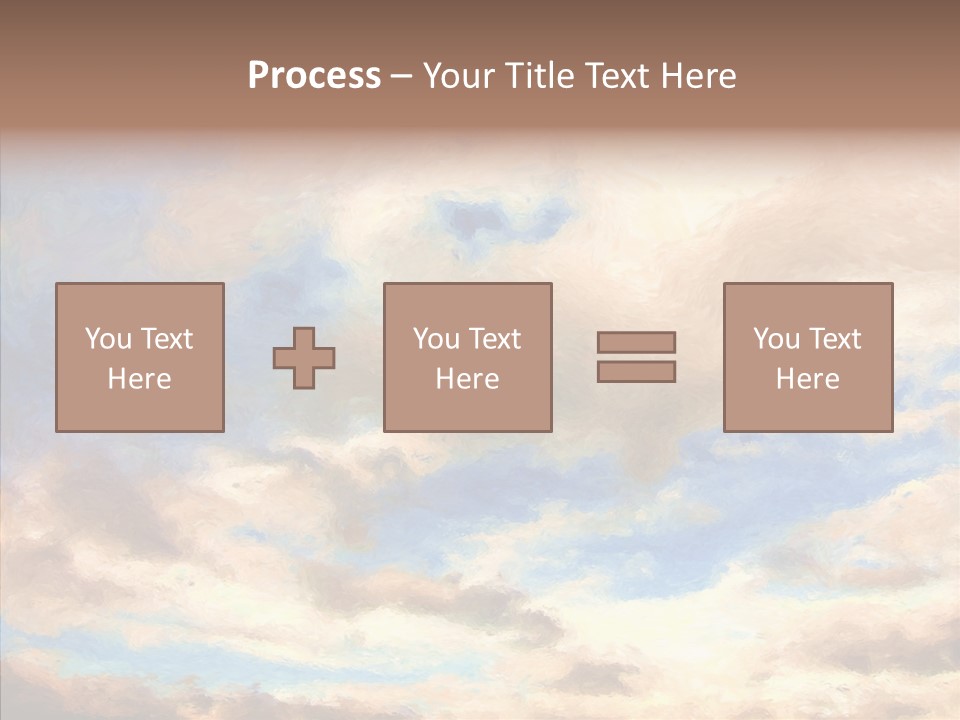 Sky Impressionism Cloudscape PowerPoint Template