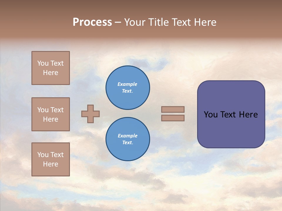 Sky Impressionism Cloudscape PowerPoint Template