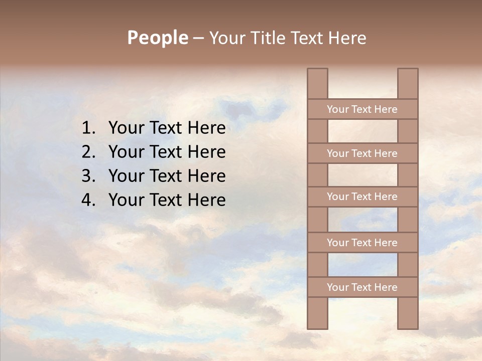 Sky Impressionism Cloudscape PowerPoint Template