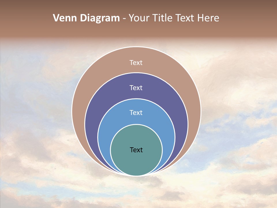 Sky Impressionism Cloudscape PowerPoint Template