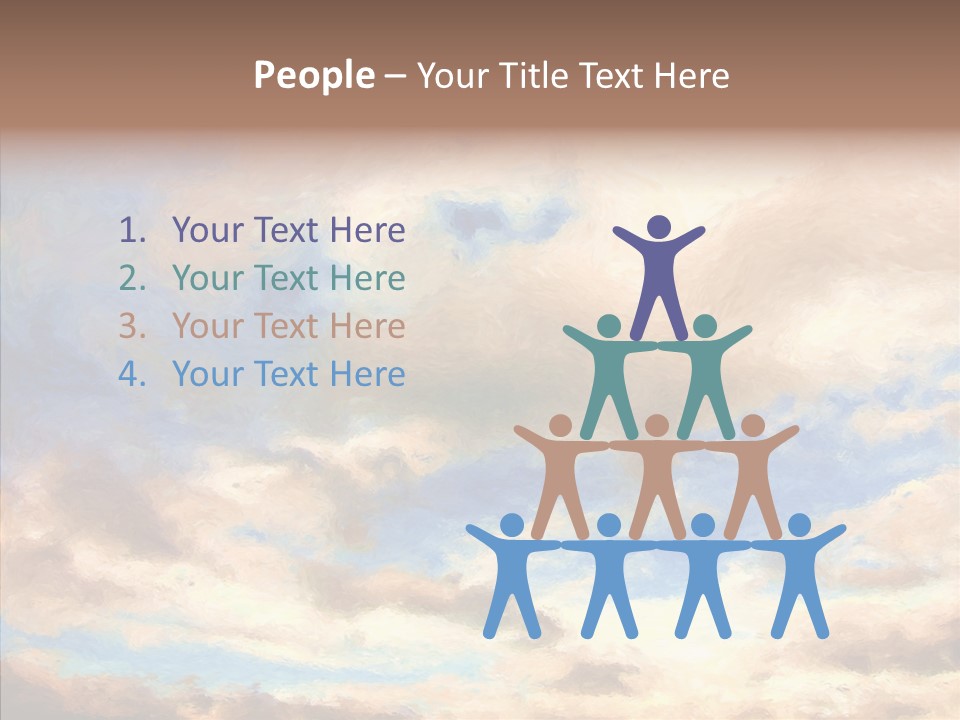 Sky Impressionism Cloudscape PowerPoint Template