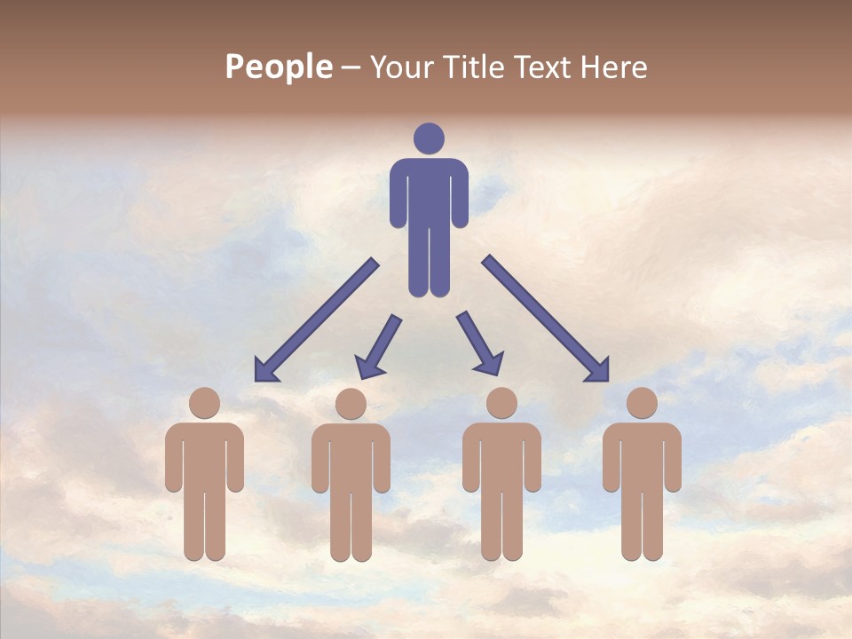 Sky Impressionism Cloudscape PowerPoint Template