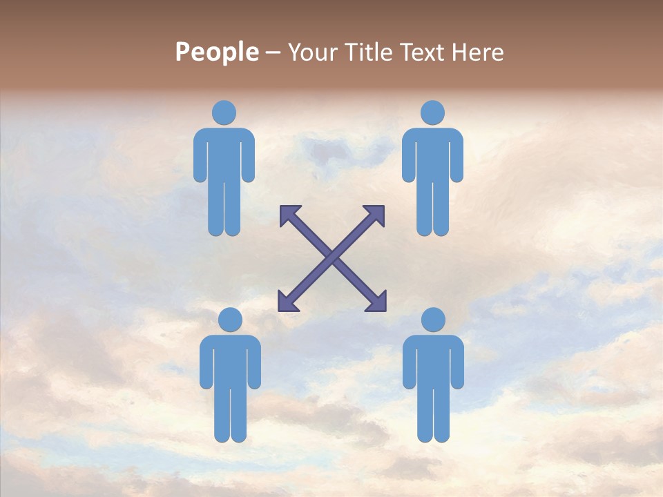 Sky Impressionism Cloudscape PowerPoint Template