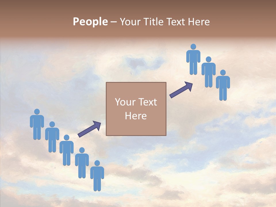 Sky Impressionism Cloudscape PowerPoint Template