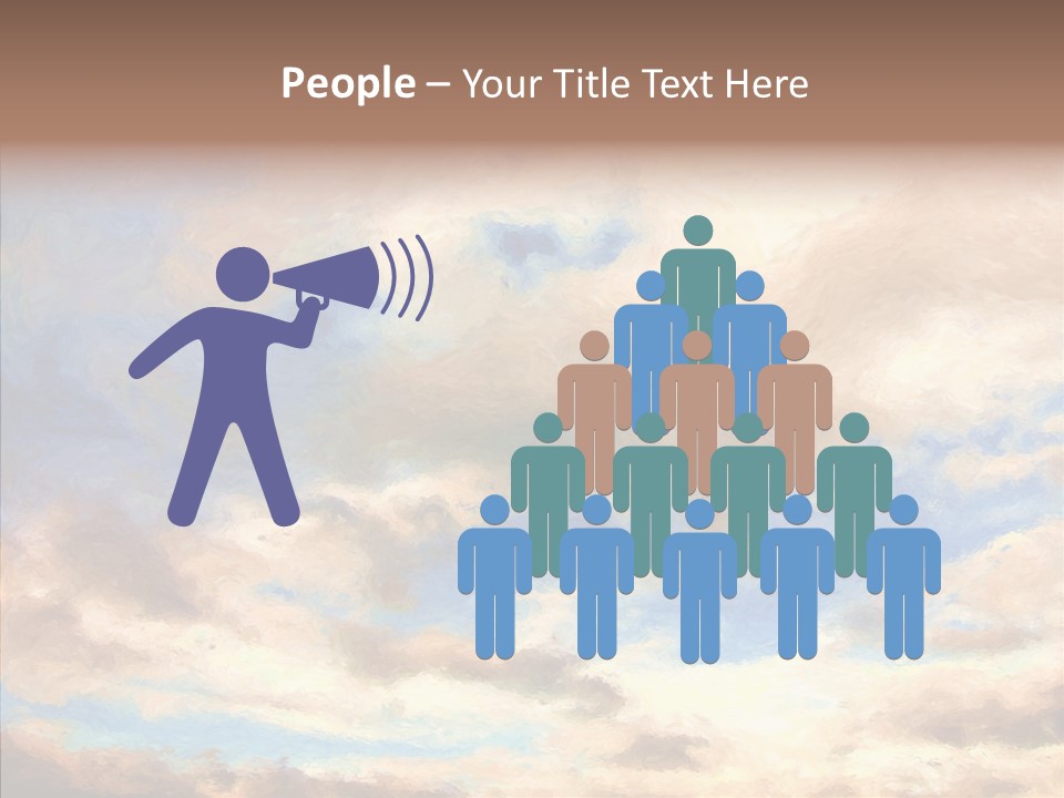 Sky Impressionism Cloudscape PowerPoint Template