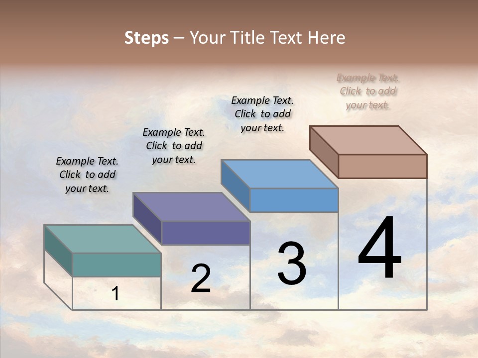 Sky Impressionism Cloudscape PowerPoint Template