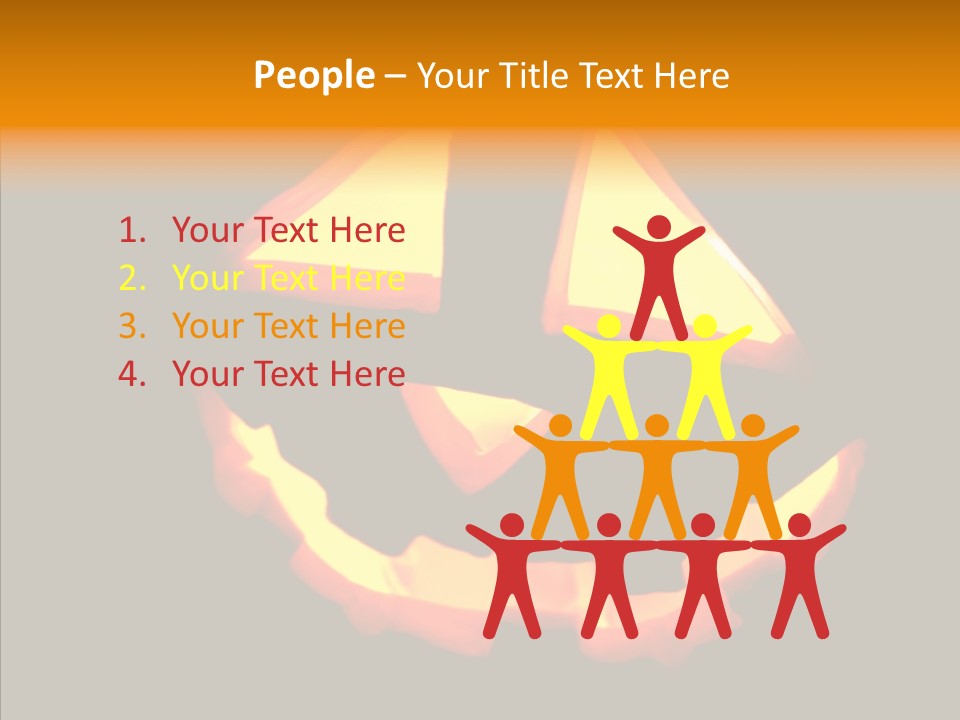 People Board Human PowerPoint Template